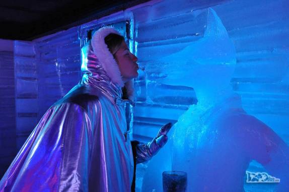 muito frio na visita ao Glaciobar, em El Calafate, no sul da Argentina